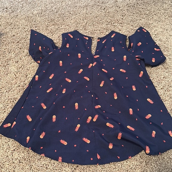 Pineapple top cold shoulder Japna kids size 7 - Picture 4 of 4